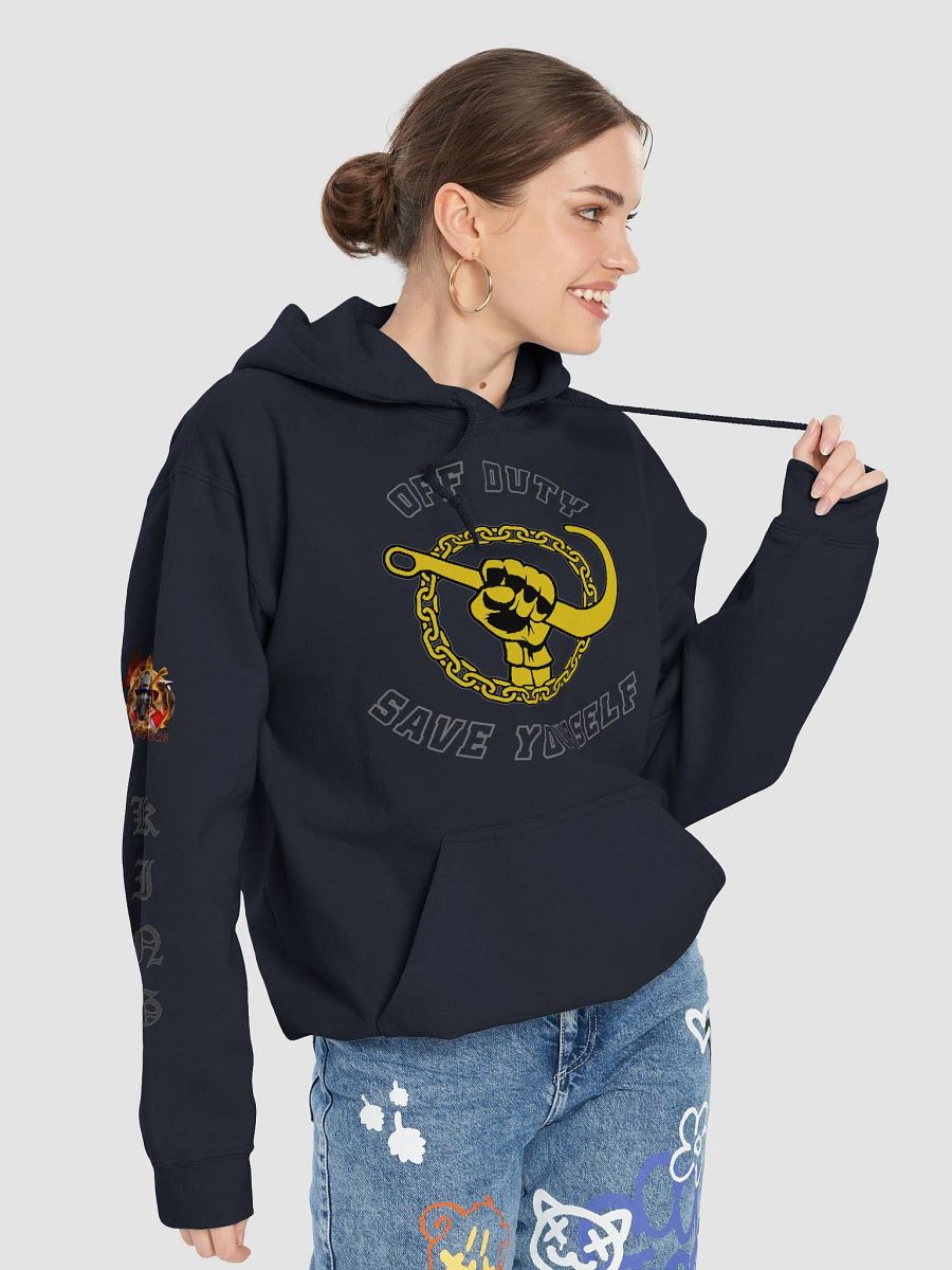 "Off Duty, Save Yourself" Tow Hoodie product image (9)
