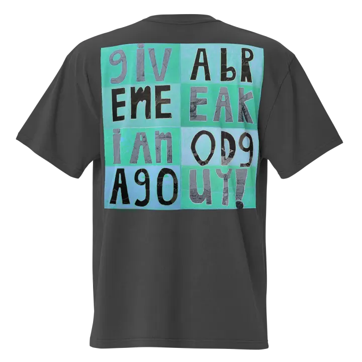 Another Good Guy Premium Oversized Faded T-Shirt (back-side print) product image (1)