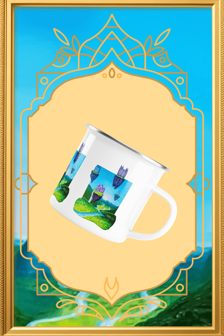 Fantasy World Enamel Mug product image (1)