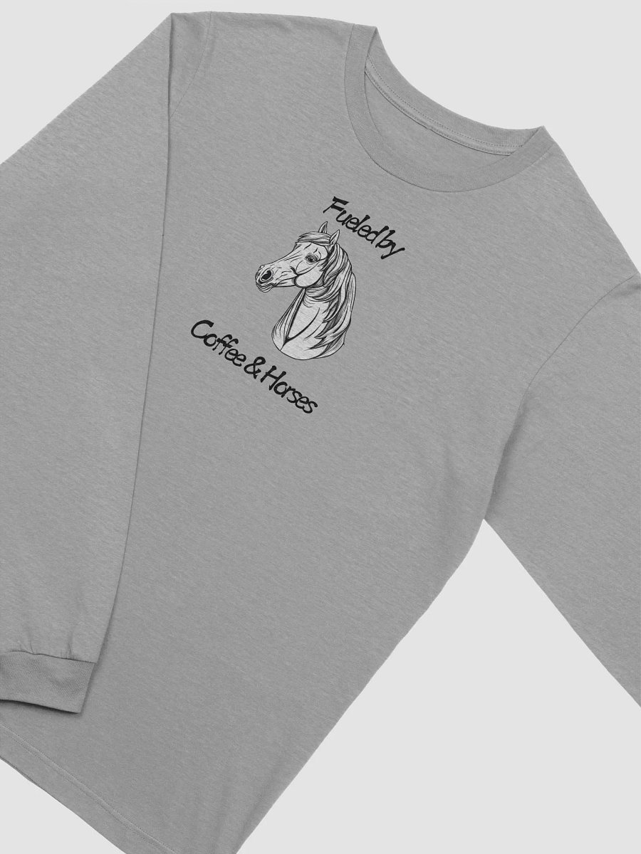 Fueled by Coffee & Horses Long Sleeve Tee product image (3)