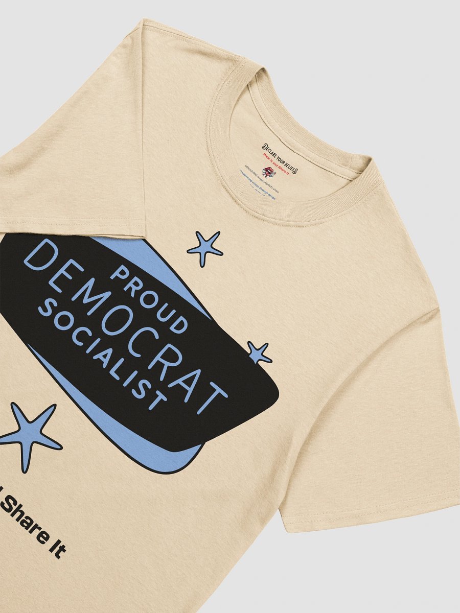 Proud Democrat Socialist Bold Identity Tee (C) product image (5)