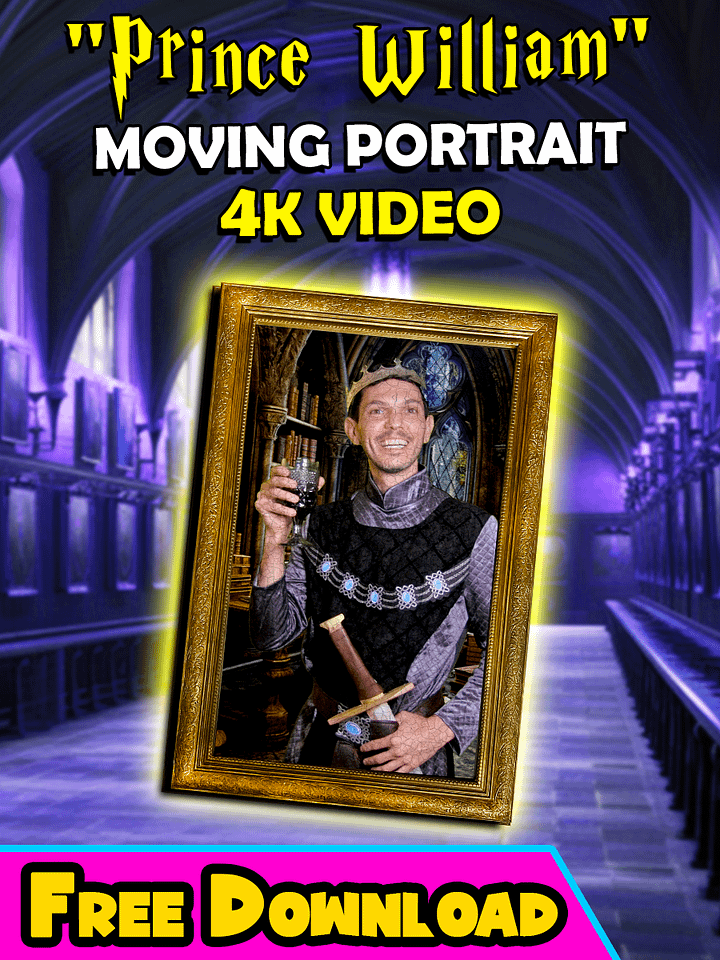 Moving Portrait Video - Prince William [FREE DOWNLOAD] product image (1)
