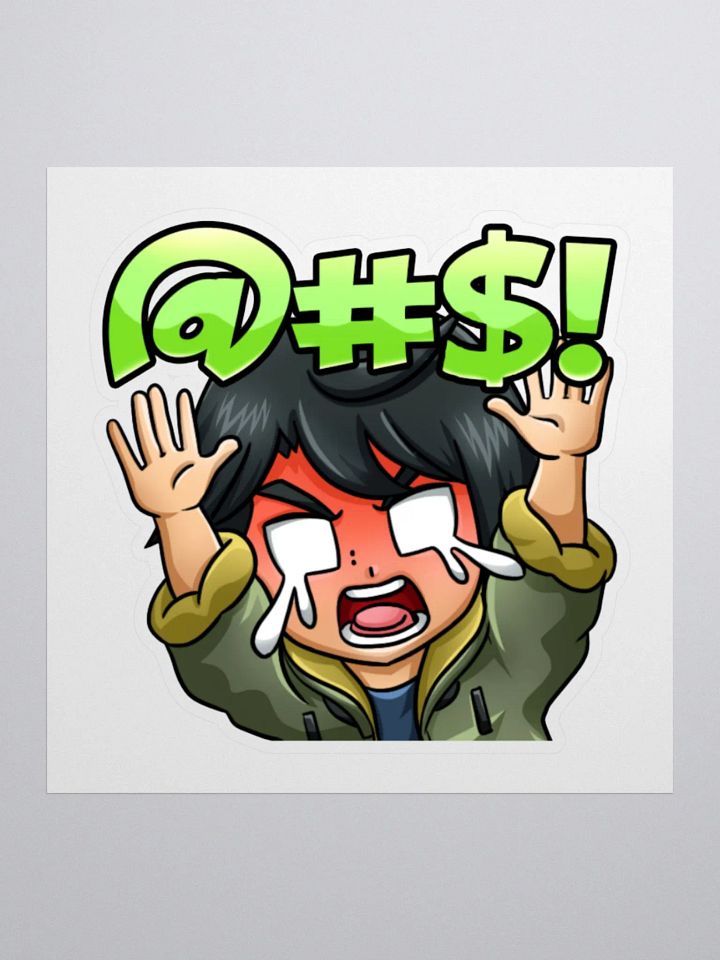 Grizexia Rage Emote Sticker product image (1)
