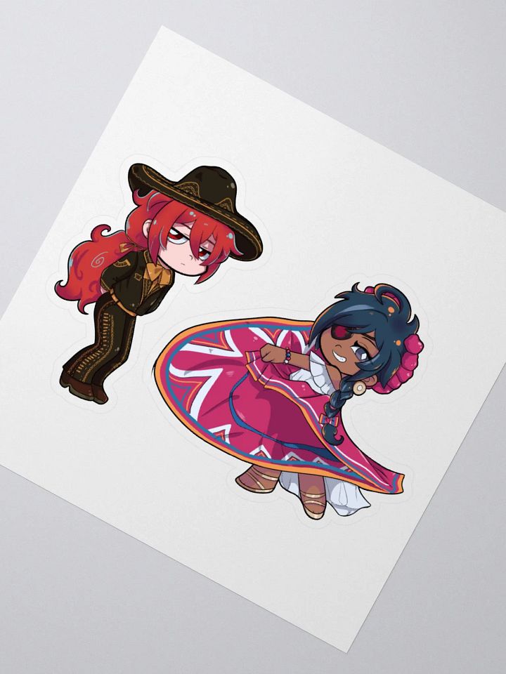 Mexican Diluc & Kaeya Duo Sticker (Genshin Impact) product image (6)