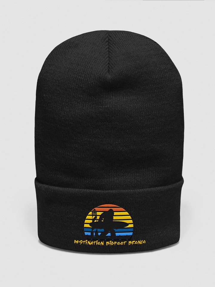 Classic Logo Black Cuffed Beanie product image (1)
