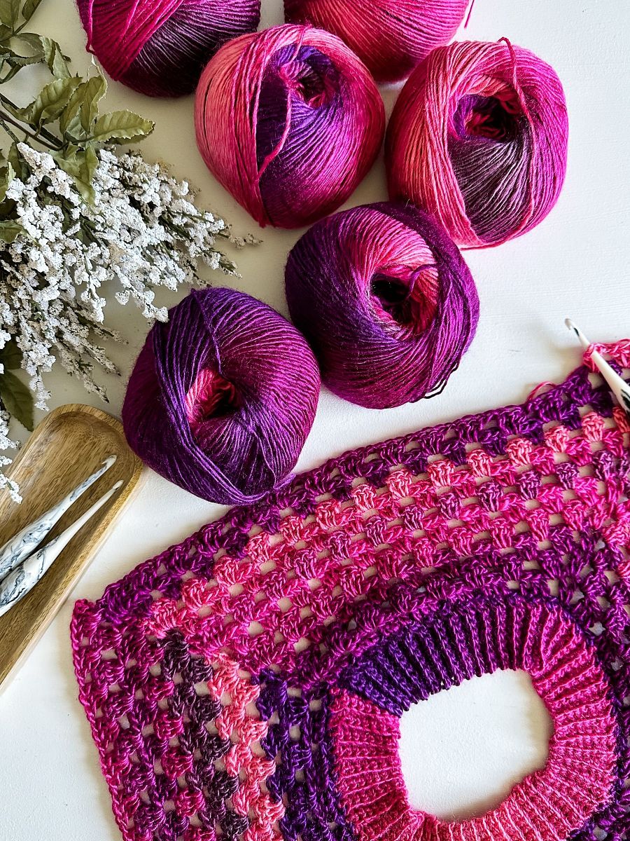 Granny Pop Pullover Crochet Pattern product image (4)