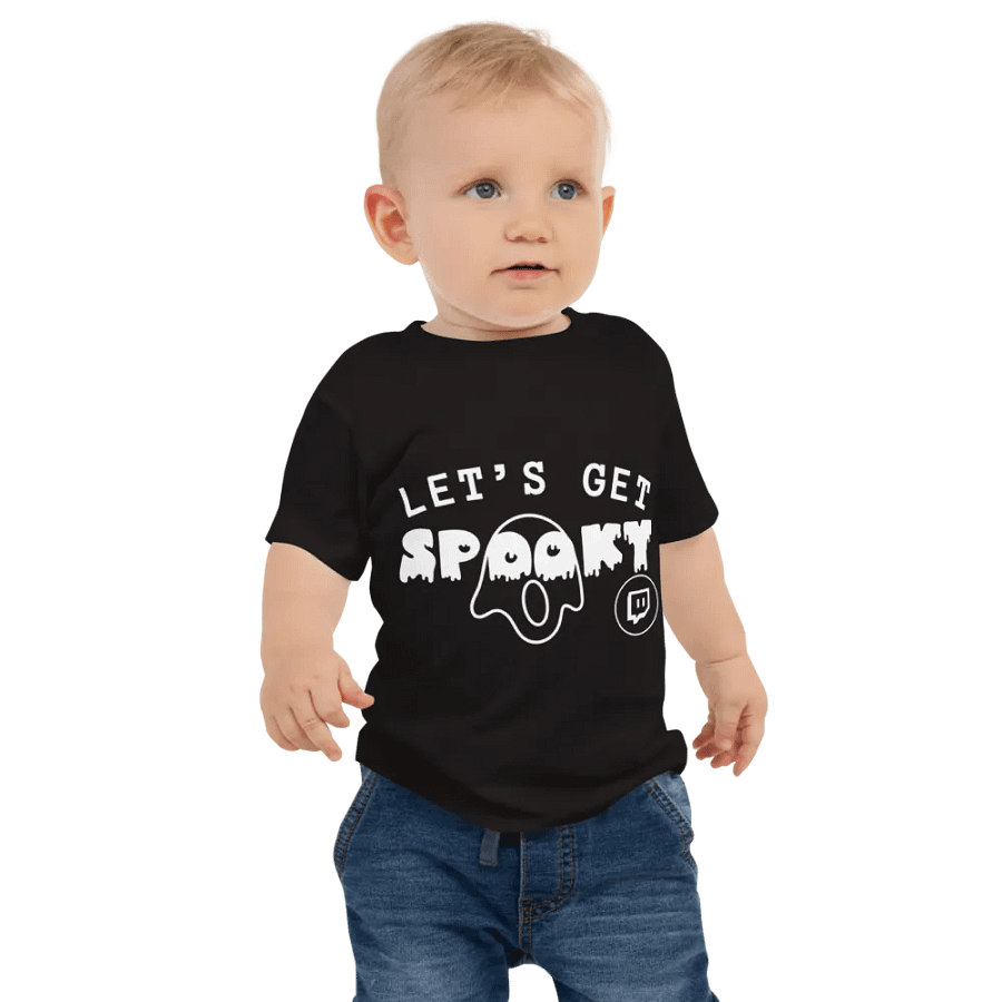 Spooky Ghost Baby Tee product image (1)