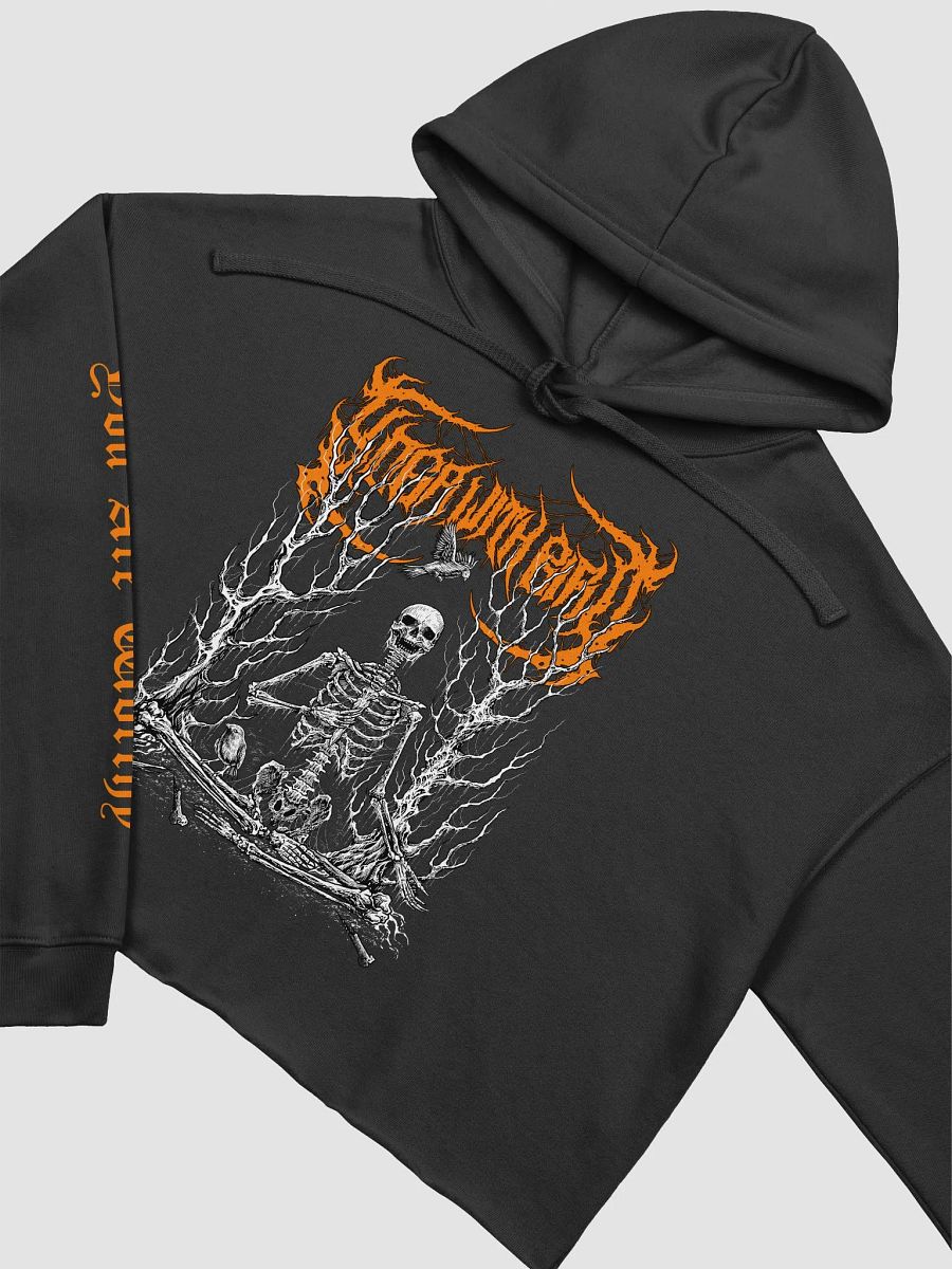 Corpse Pose Crop Hoodie product image (2)