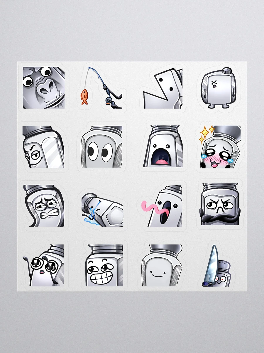 Saltboy Emotes Sticker Sheet product image (2)