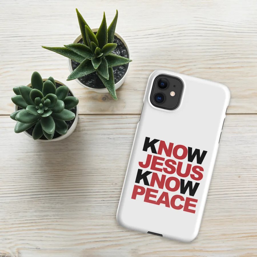 'KNOW JESUS' Phone cover product image (26)