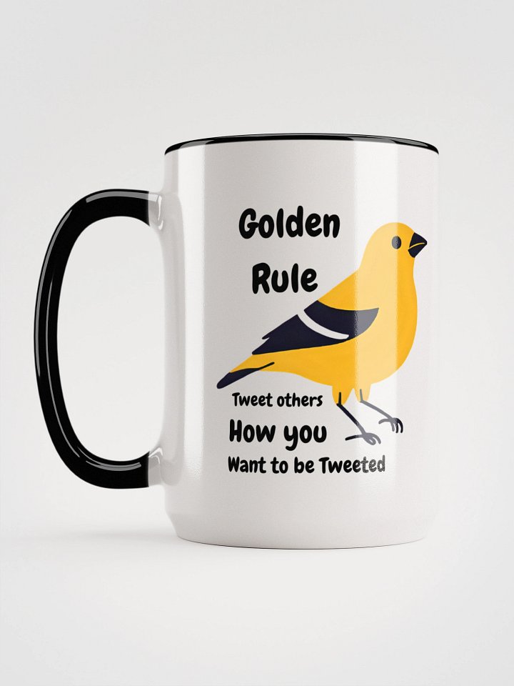 The Golden Rule Yellow Bird Coffee Cup / Tea Mug product image (2)