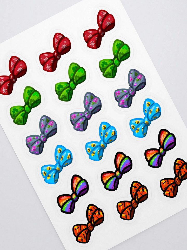 Sheik's Bows Sticker Sheet product image (1)