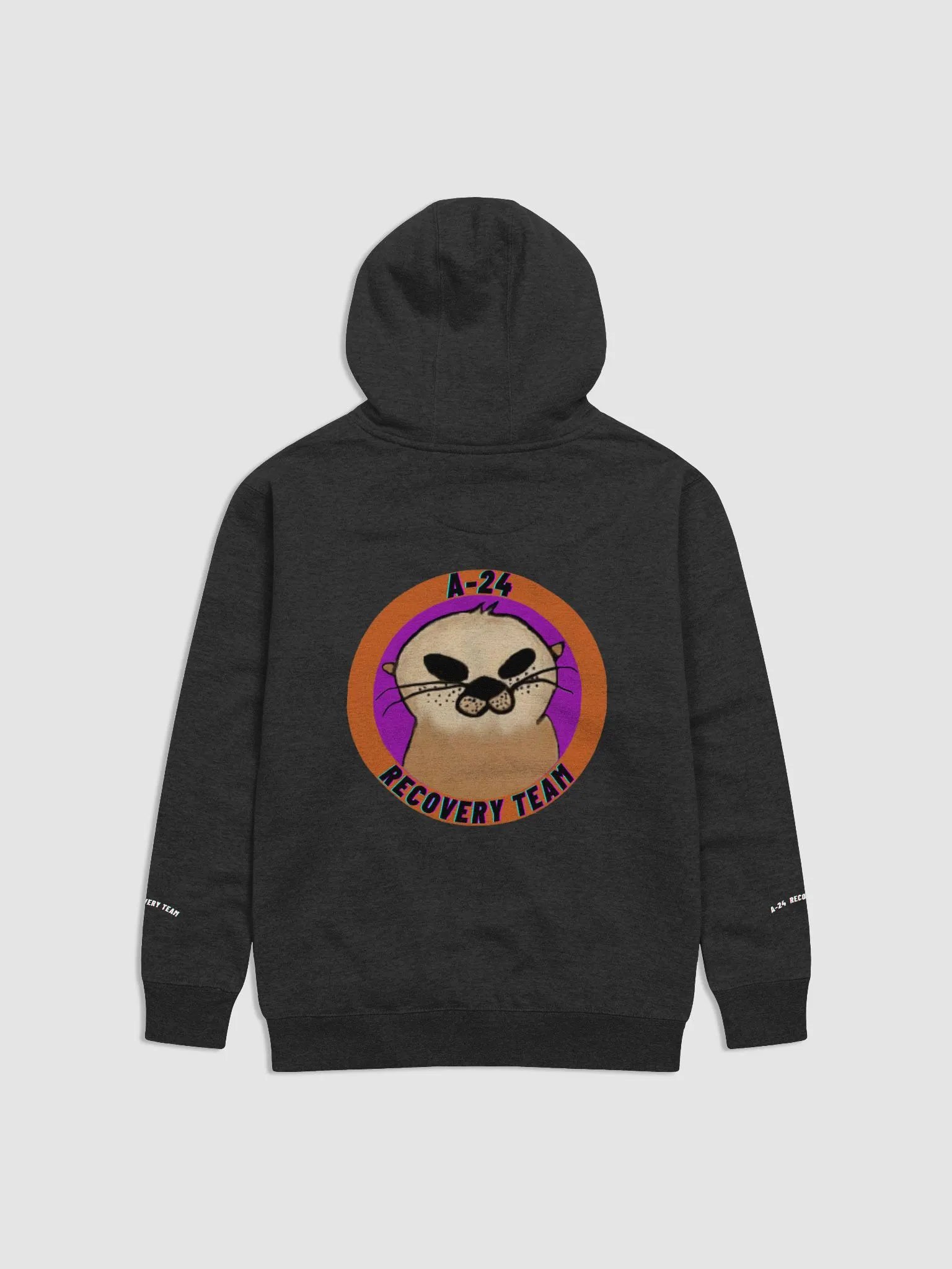Black A-24 Recovery Team Pull-Over Hoodie product image (2)