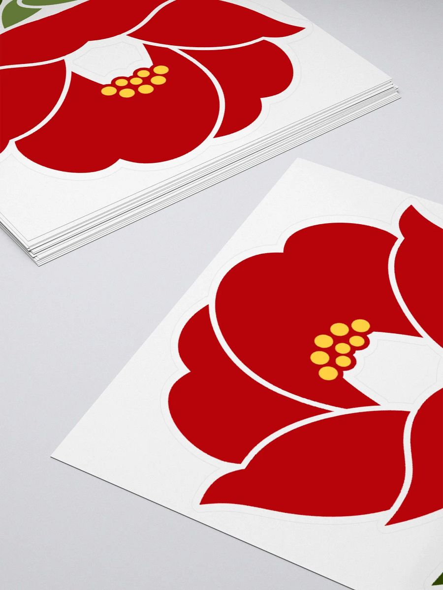 Nest of Smoke Tsubaki Crest LARGE (Color) ✦ Kiss Cut Stickers product image (4)