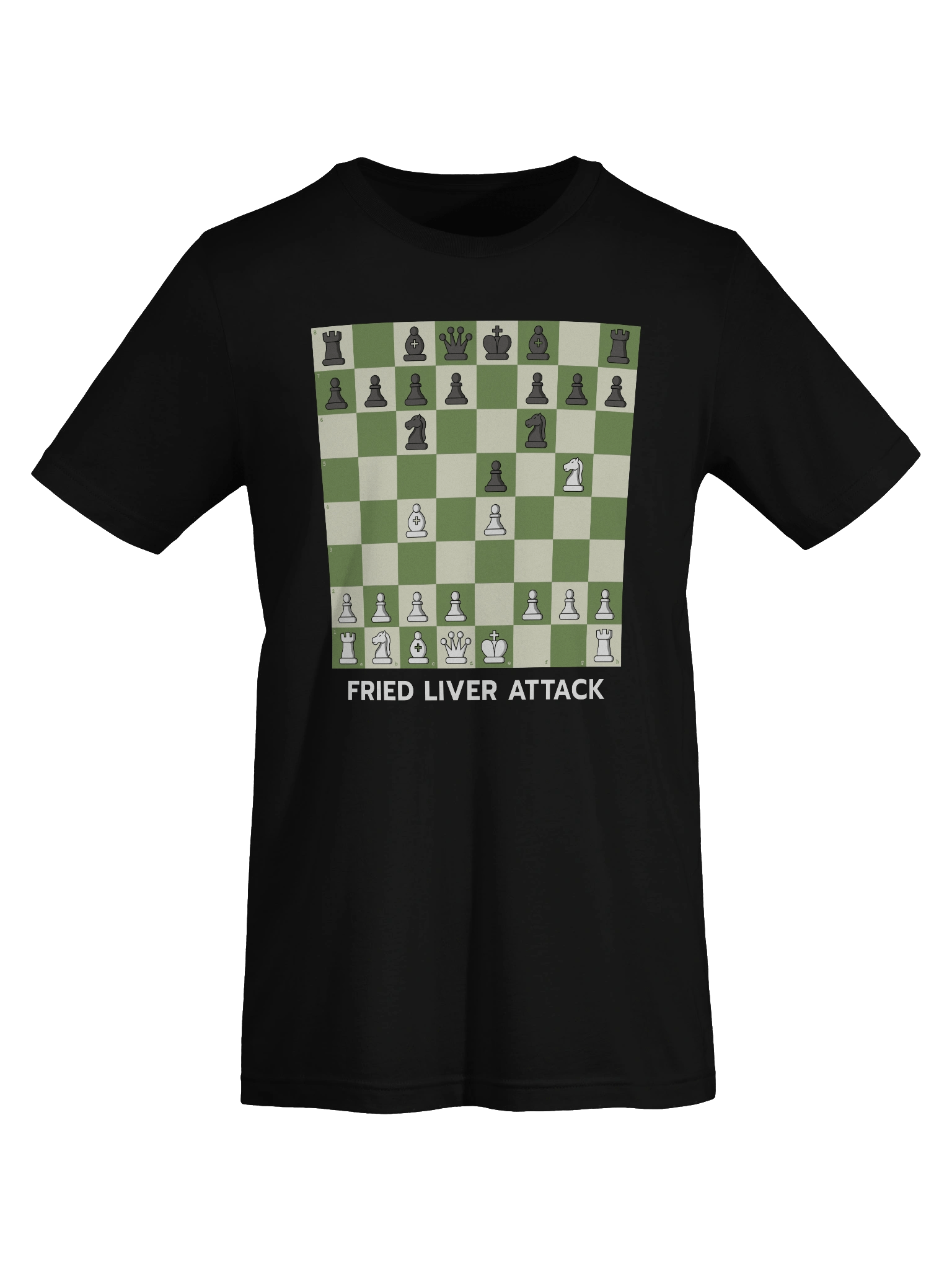 Fried Liver Attack Chess T-shirt product image (4)