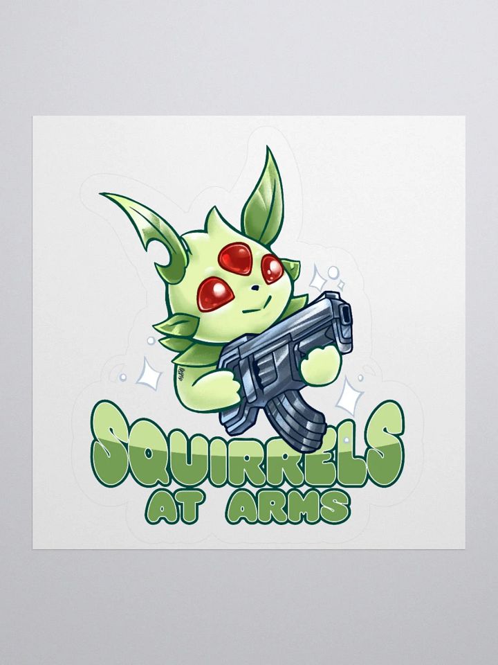 Squirrels at Arms 3x3 Sticker product image (1)