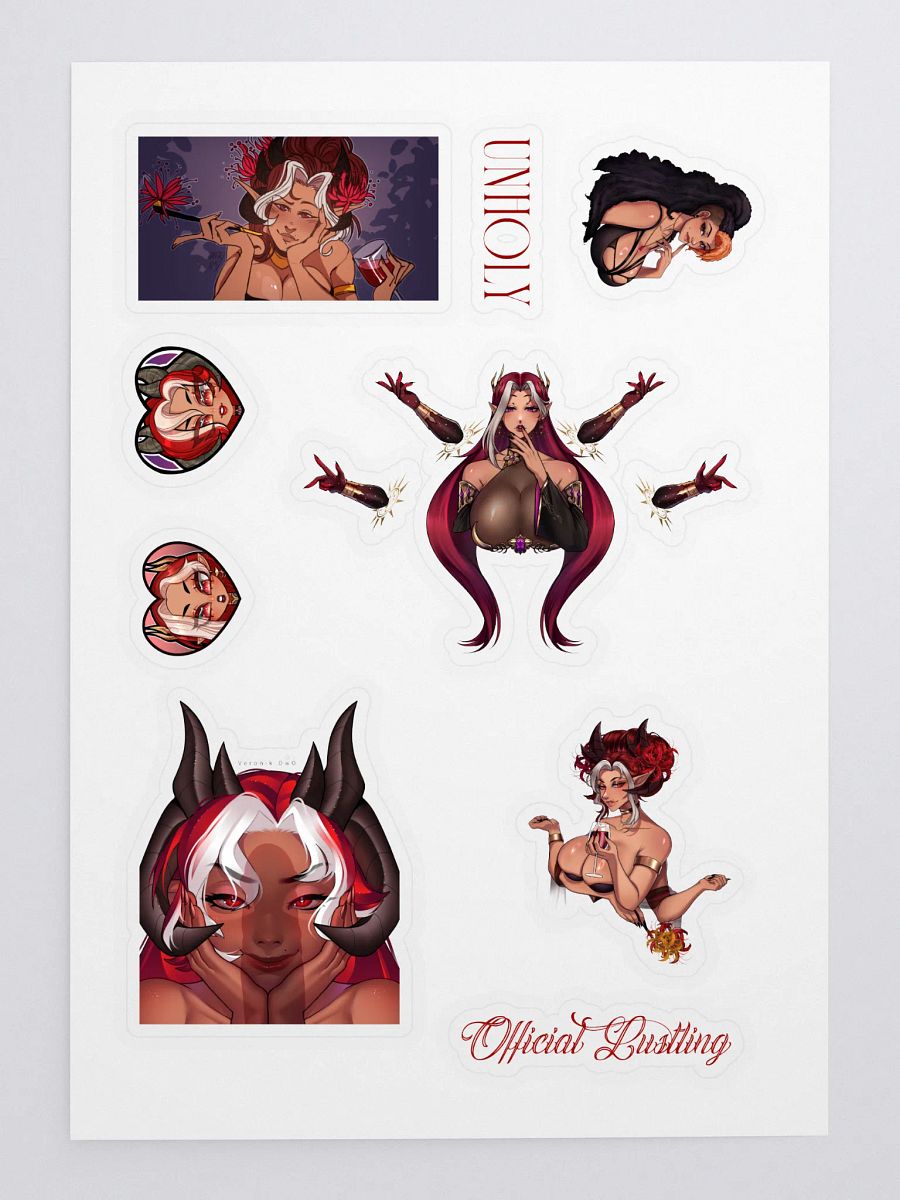 Ultimate Unholy Vashti Sticker Set product image (3)