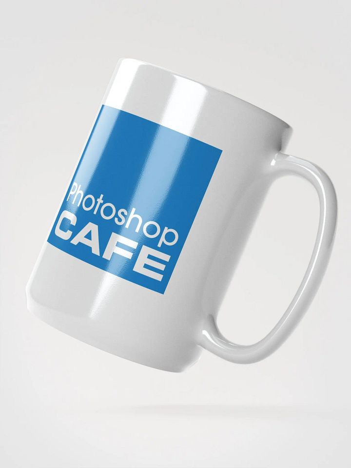 Photoshop CAFE Logo White Glossy Mug product image (2)