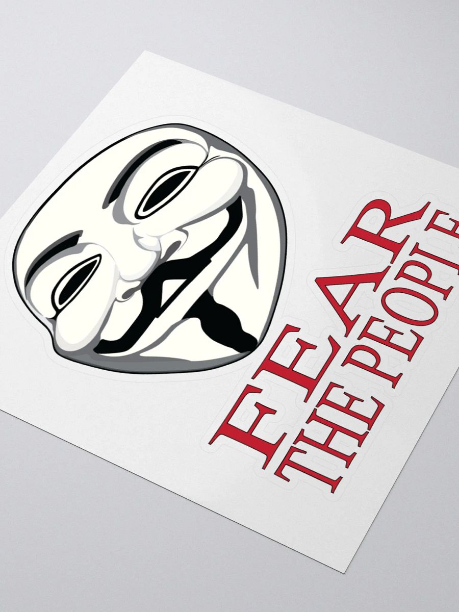 Fear The People - Kiss Cut Stickers product image (3)