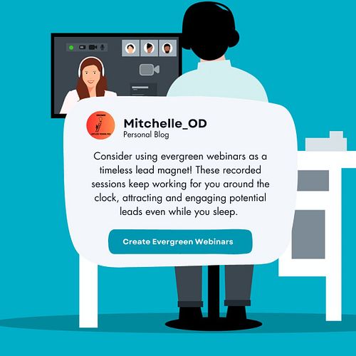 Did you know that you can turn your content into a 24/7 lead magnet?

Meet the unsung hero: Evergreen webinars! ✨

Imagine th...