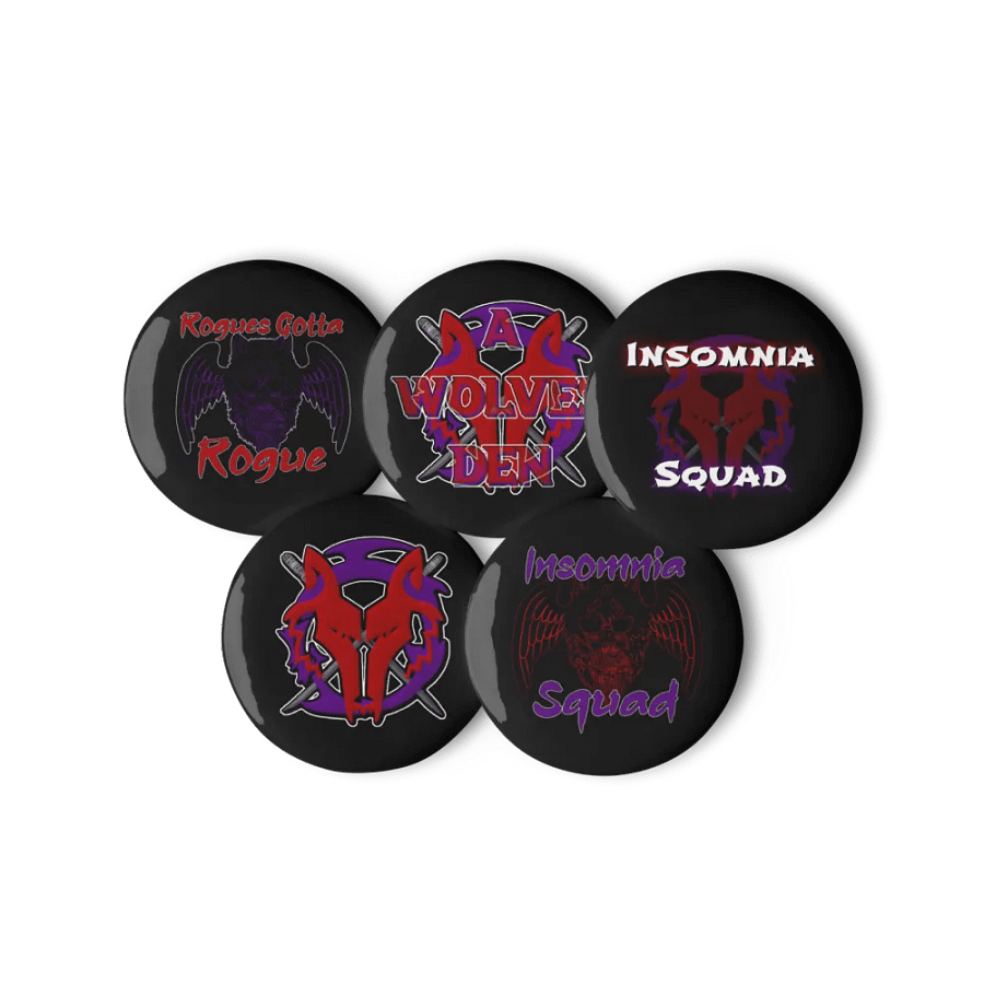 Rogue Squad Button Pins Set product image (7)
