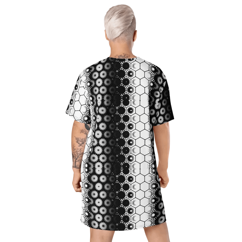 Black and White, T-Shirt Dress, Summer Dress product image (11)