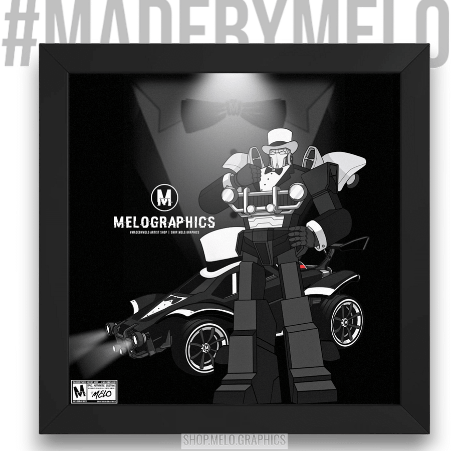 Fancy Carball Bot - Framed Poster | #MadeByMELO product image (1)
