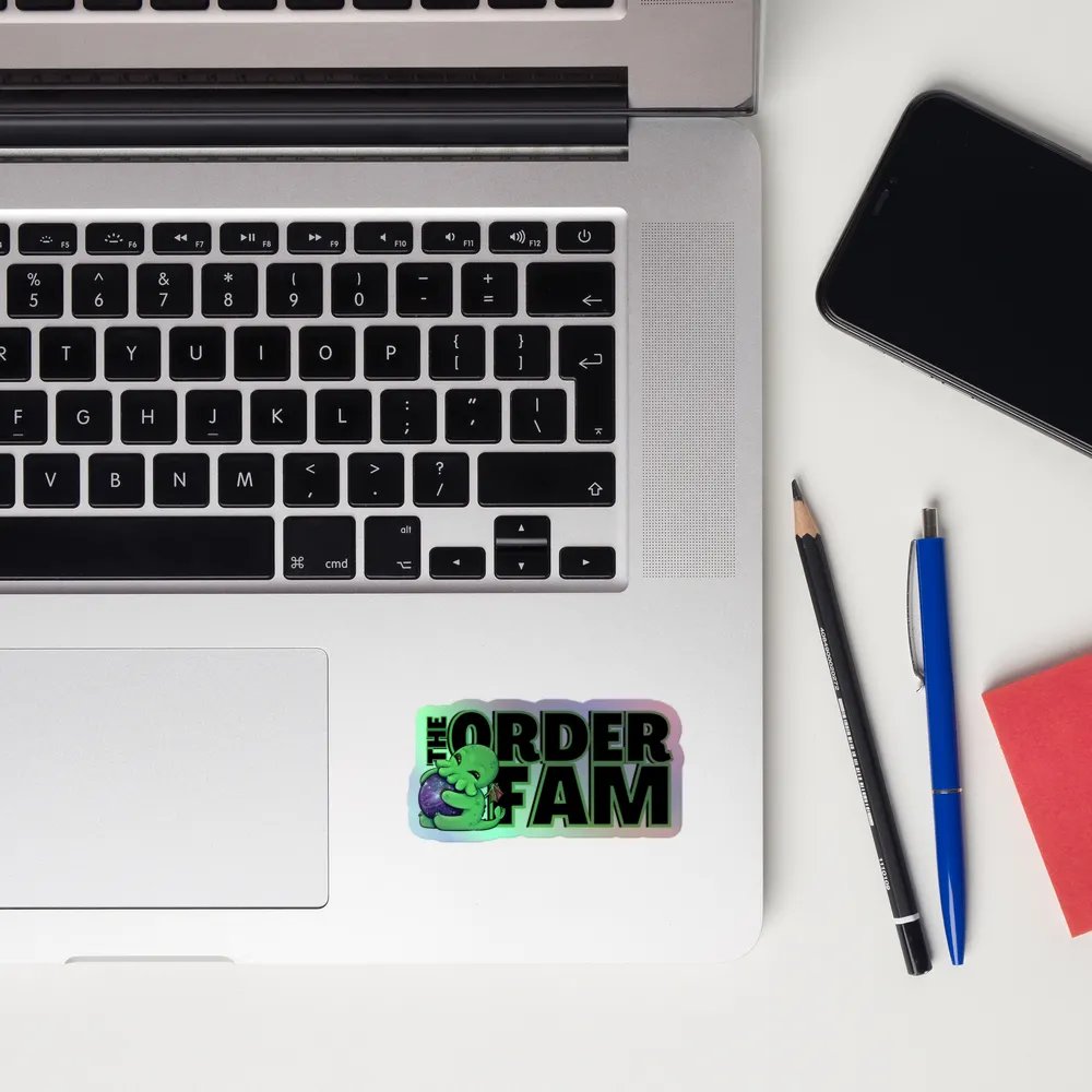 Order Fam Holographic Sticker product image (12)