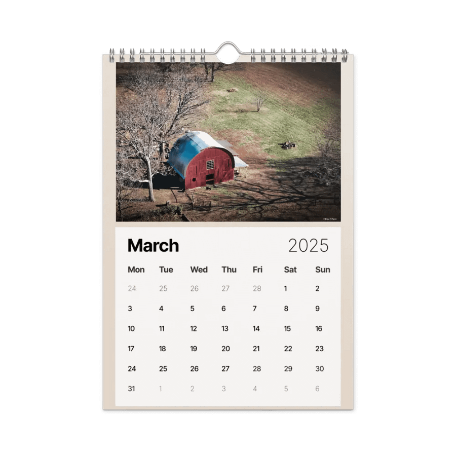 "Barns in the Ozarks" Calendar: A Beautiful Collection Ozark's Area Barn Shots product image (4)