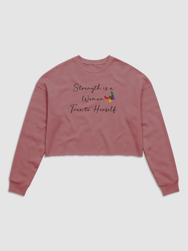 Strength is a Woman - RB - Crop Sweatshirt product image (1)