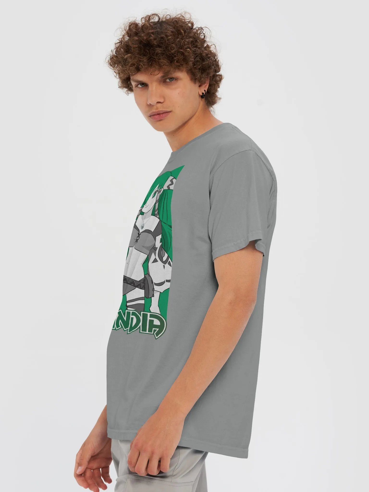 Feena (2-Tone) Heavyweight T-Shirt (White / Grey) product image (4)