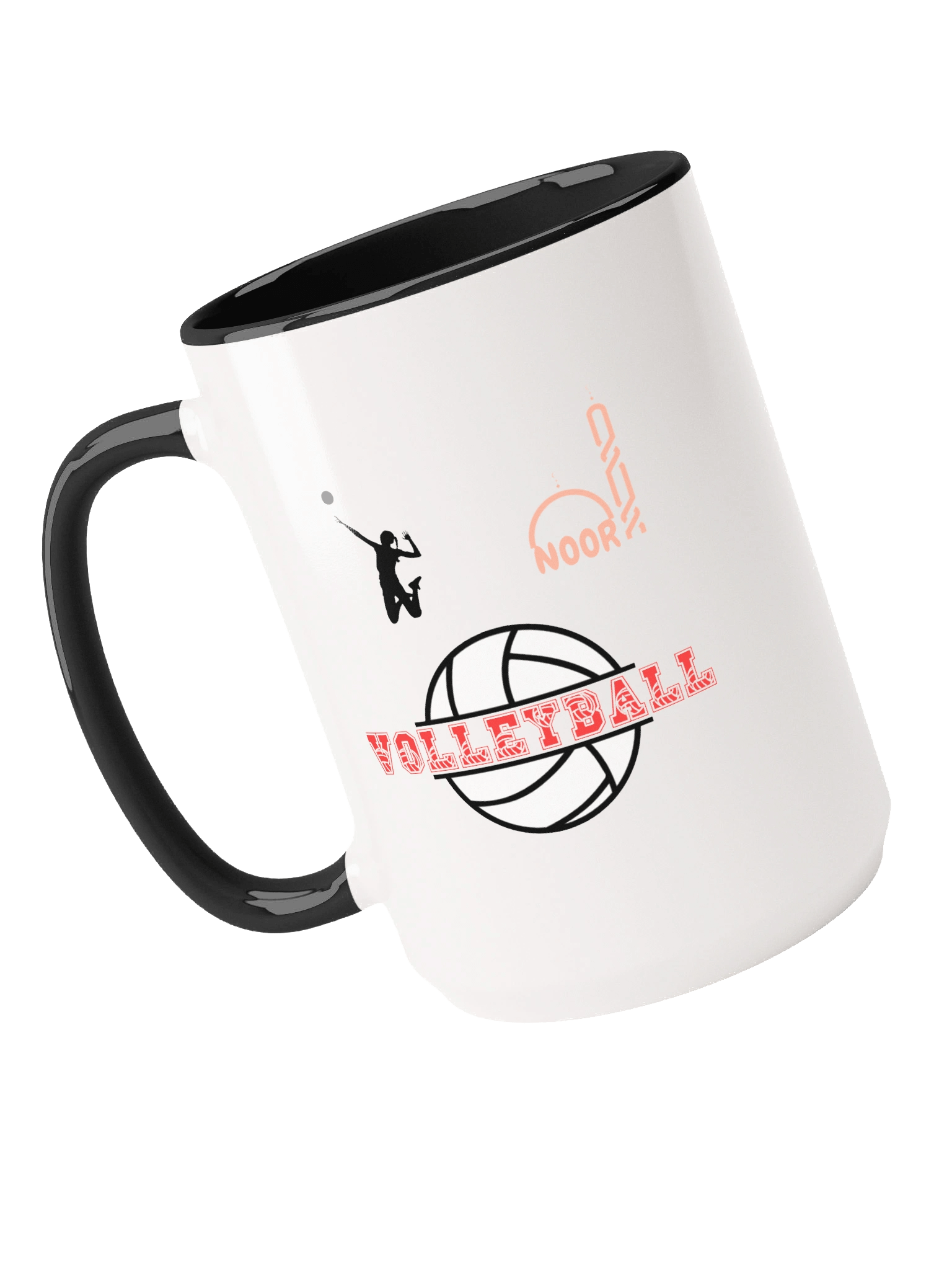 Noor Varsity Volleyball Ceramic Mug product image (13)