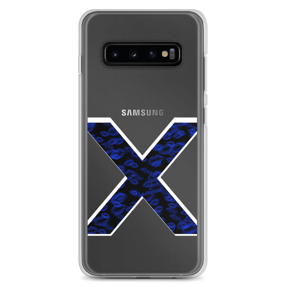 Black X Blue Lipstick Kisses | Phone Case S product image (1)