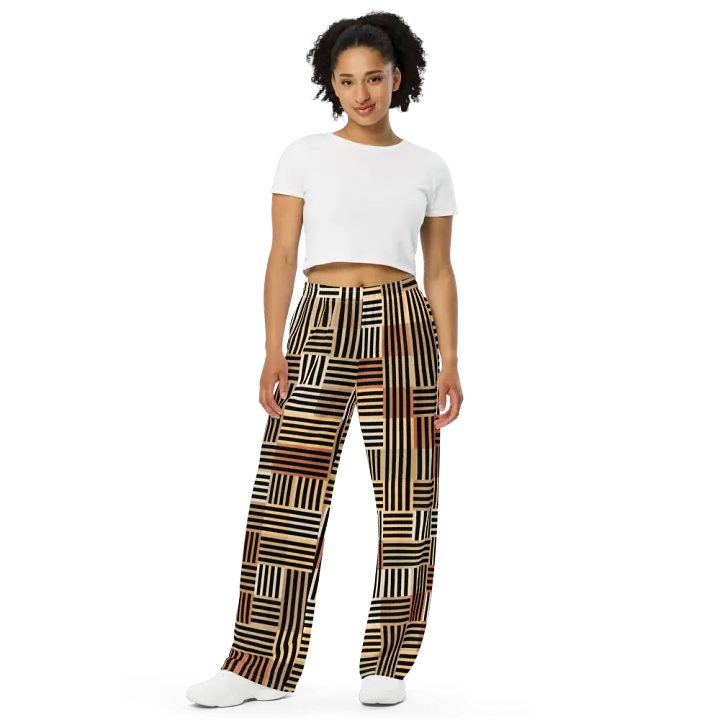 BUIII Minimalism: Warm Ember Wide-Leg Pants product image (2)