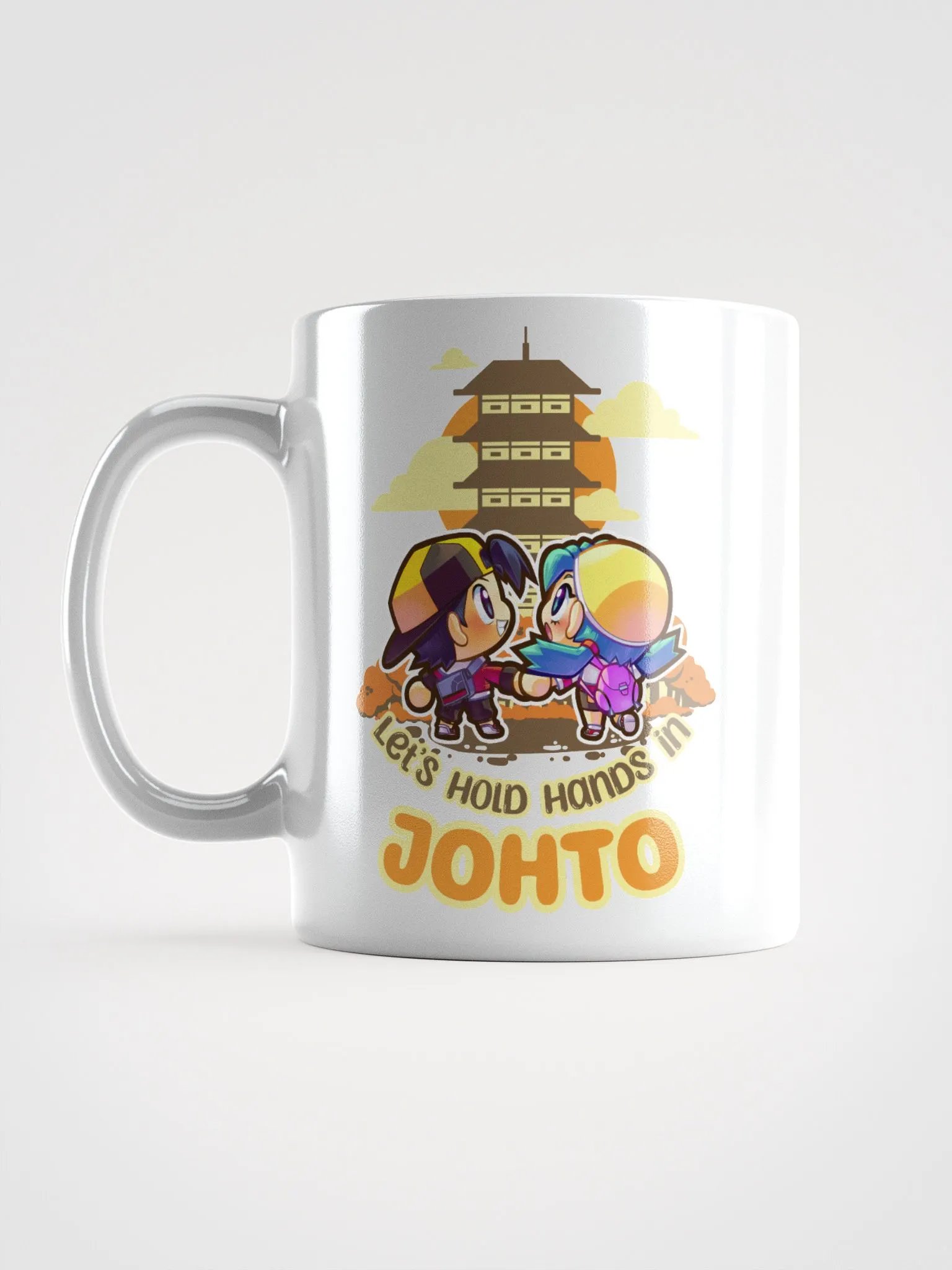 Let's Hold Hands in J Girl and Boy - Mug (White) product image (6)