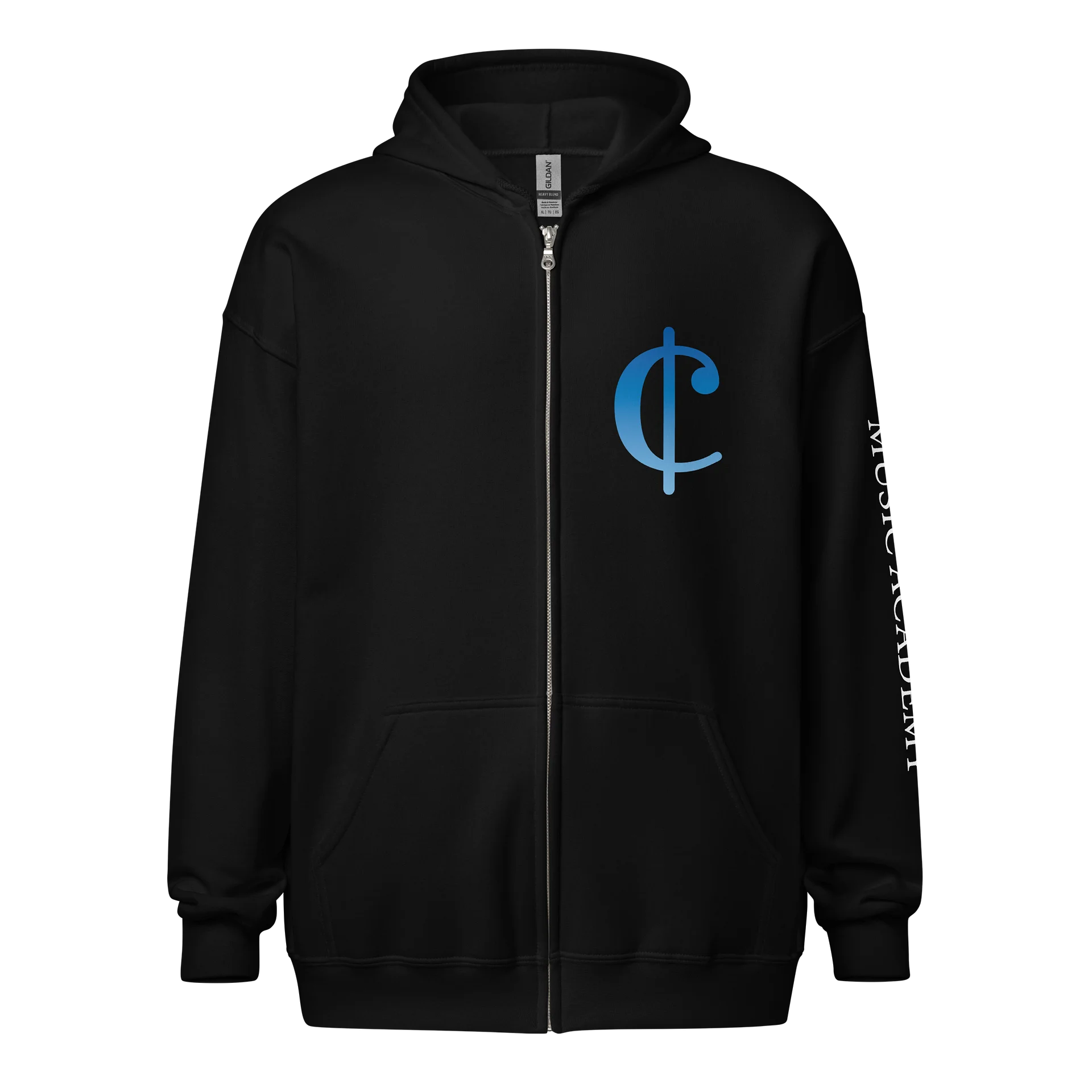 Canton Music Academy Zip-Up Hoodie – Black product image (1)