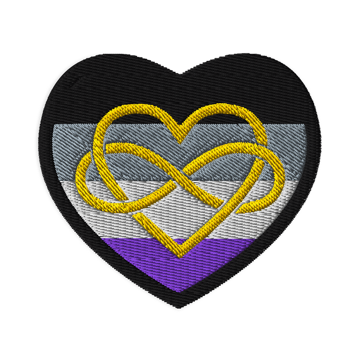 Asexual Poly Infinity Heart Patch - Heart product image (1)