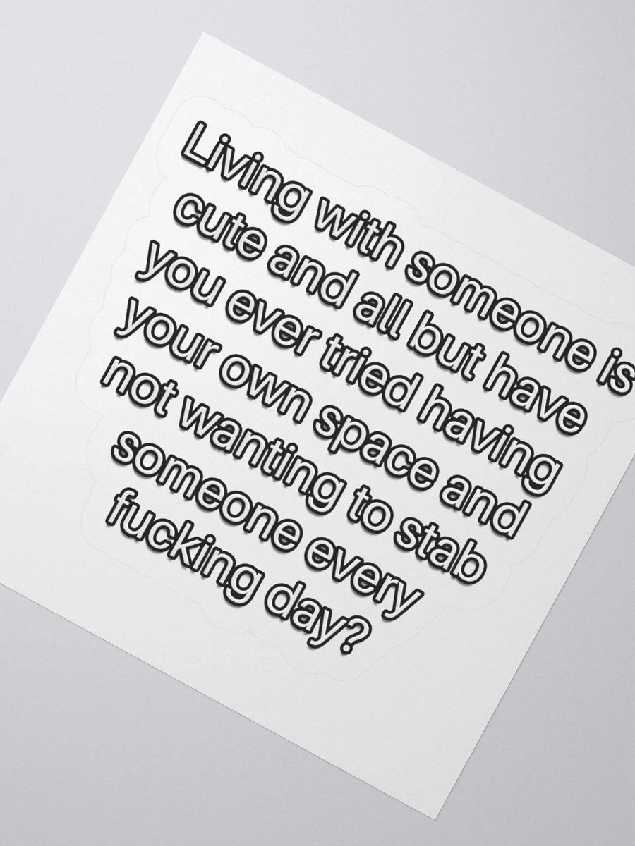 Living With Someone Sticker product image (4)