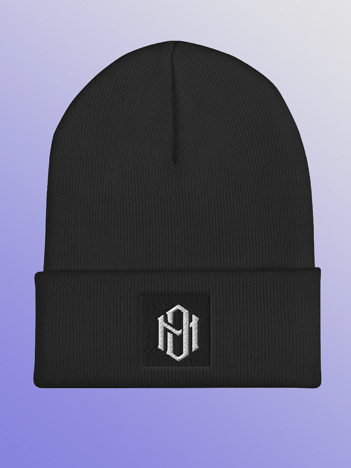 White Logo Cuffed Beanie product image (2)