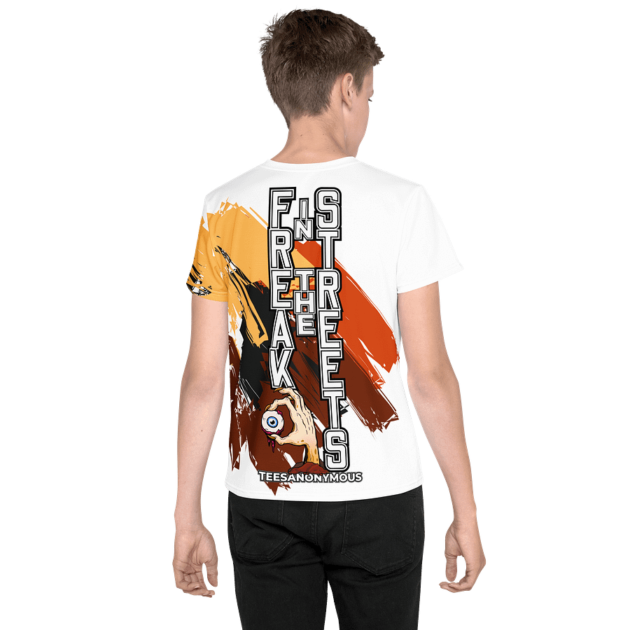 Youth Graphic Tee - Freak in the Streets v18 product image (5)
