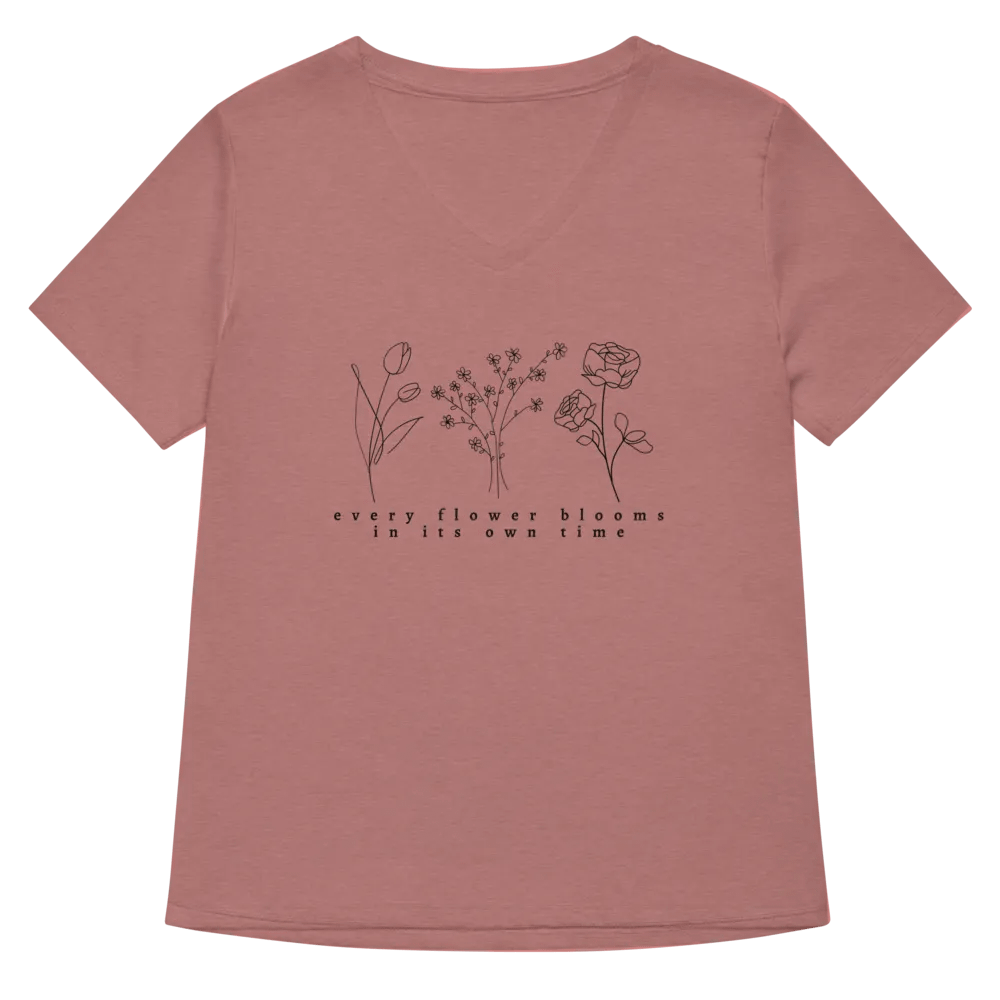 Women's Every Flower Blooms V-Neck Tee product image (5)