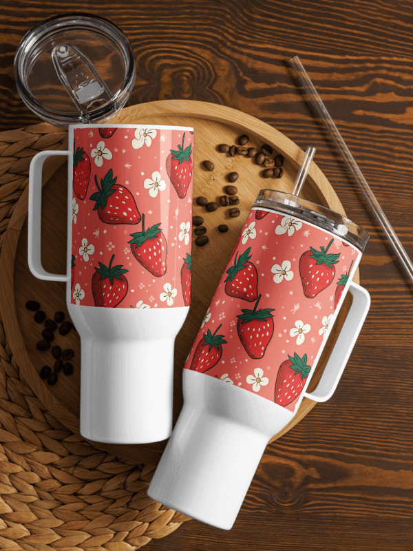 Strawberry Fields Travel Mug product image (4)