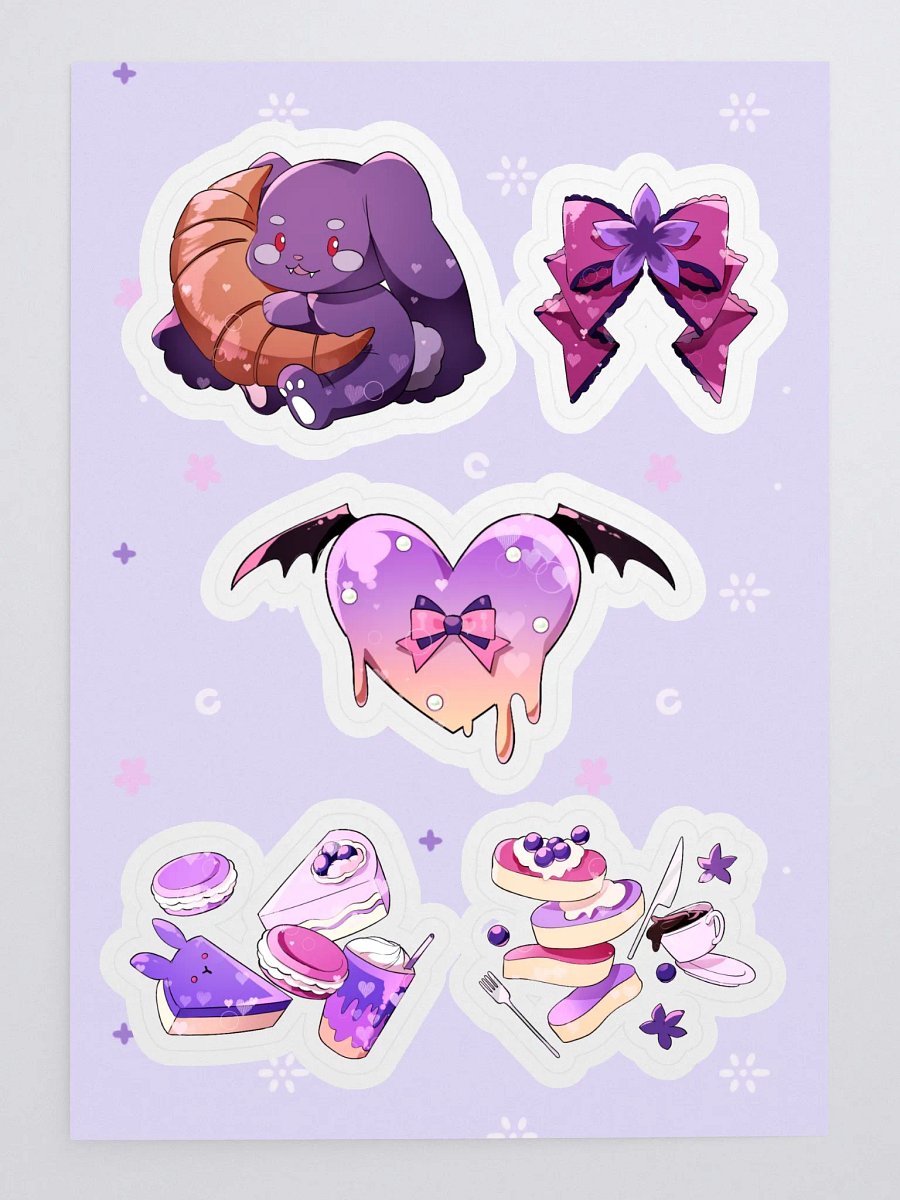 Dust Bunny & Desserts Sticker Sheet product image (3)