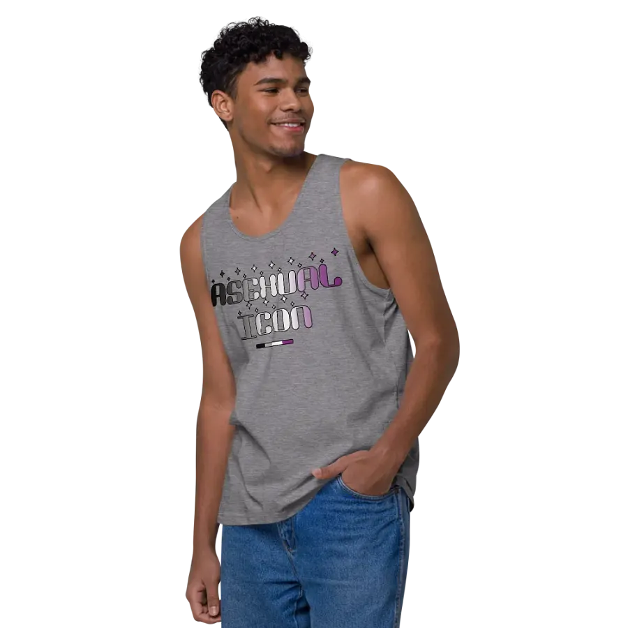 Asexual Icon Men's Premium Tank Top product image (79)