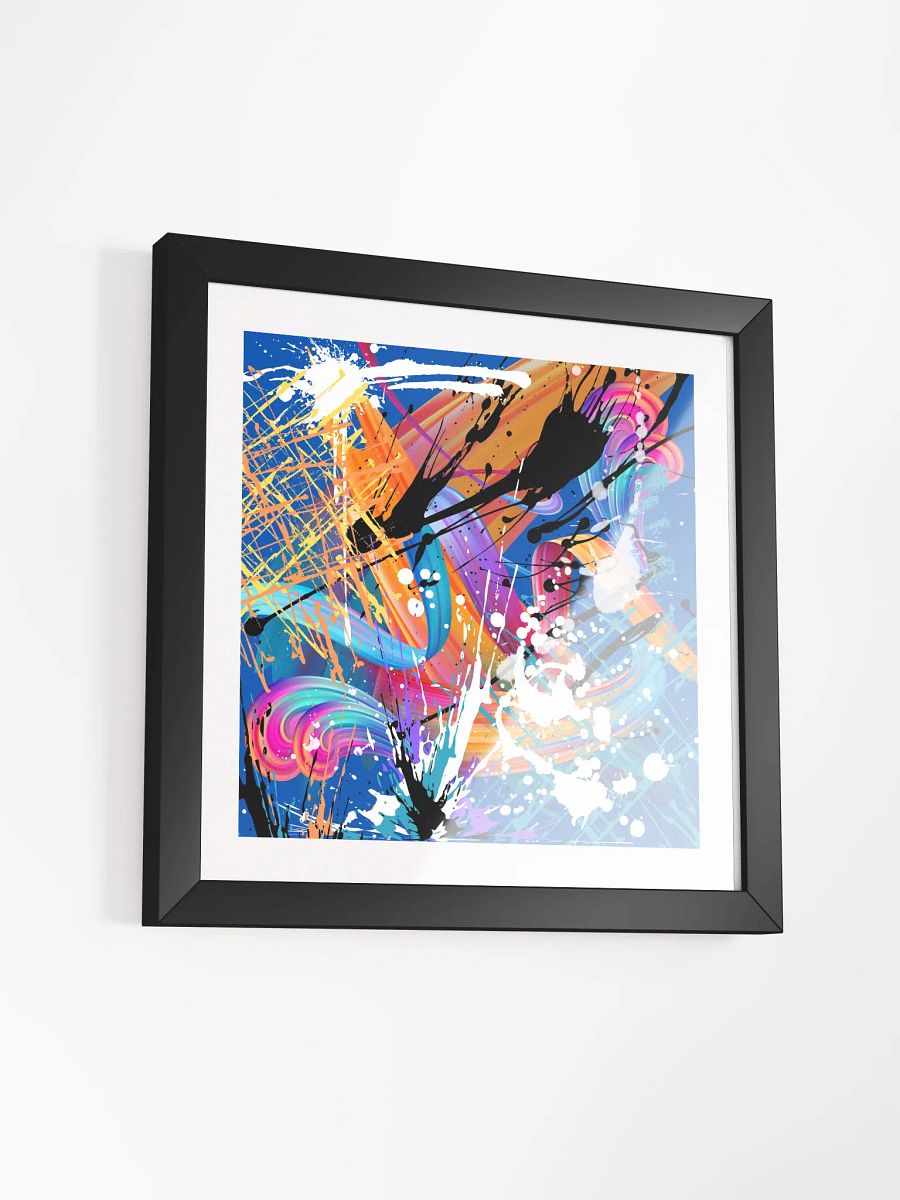 Raging Rapids Abstract Framed Poster product image (11)