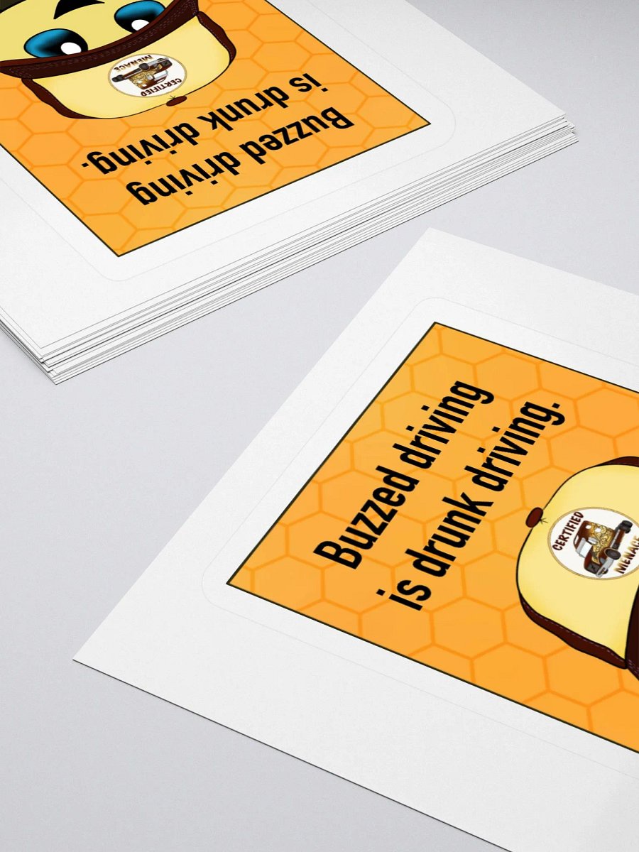 Buzzed Driving Sticker product image (10)