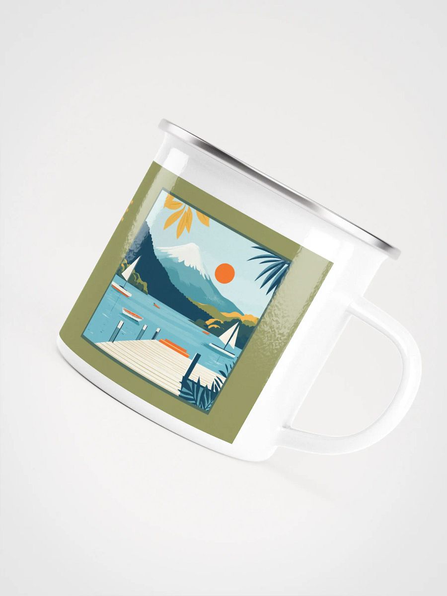 Deep Lake Kiss County Enamel Mug product image (5)