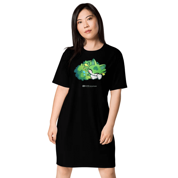 Sleeping Chloe • T-shirt Dress (Black) product image (2)