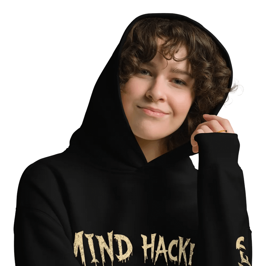 Mind Hacked - Signature Premium Hoodie with Sleeve and Back Print product image (9)