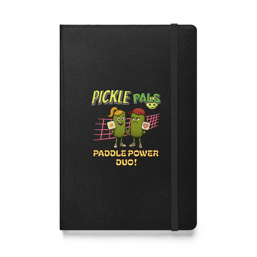 Pickle Pals Couple Paddle Power Duo Pickleball Hardcover Journal product image (1)